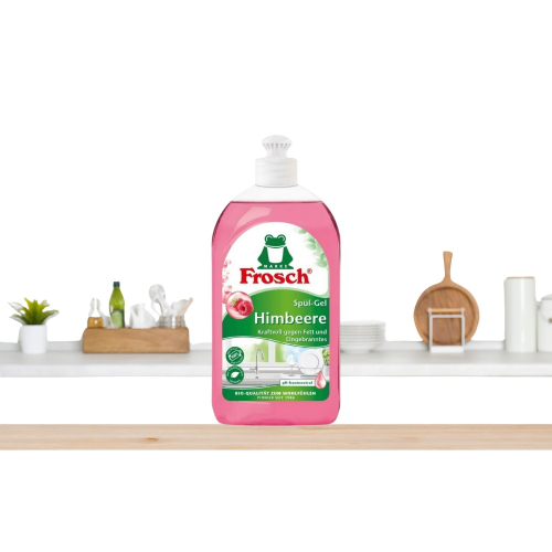 Nước Rửa Chén Hữu Cơ Frosch 500ml Hương Mâm Xôi